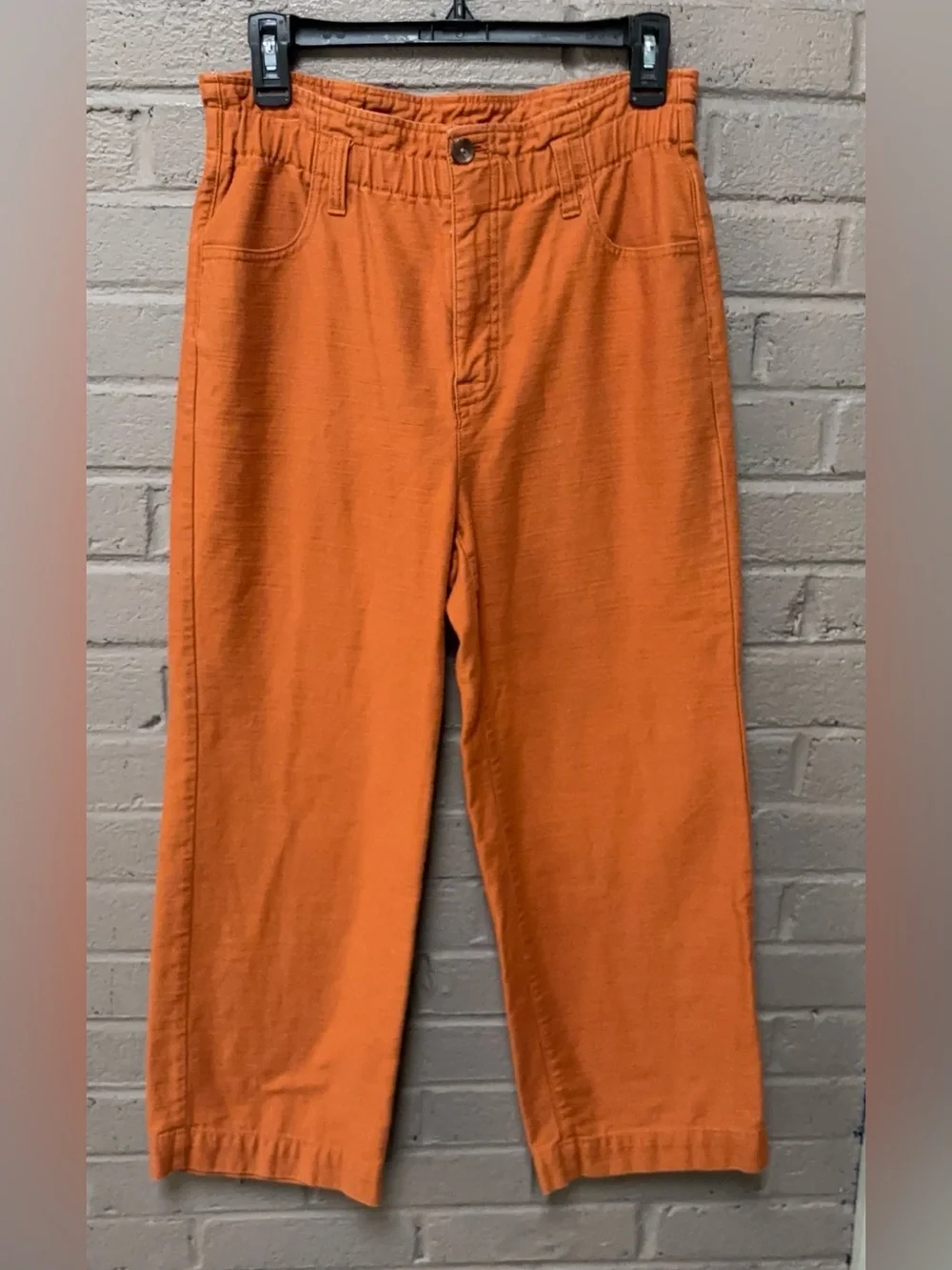 J. Crew Cotton Crop Pants in Rust Orange 4 - Picture 2 of 7